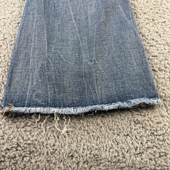 Buckle Black Flare Jeans Womens 26x34 Fit No 35 Distressed High Stretch Denim - Picture 8 of 15